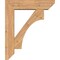 Ekena Millwork Westlake Slat Smooth Bracket w/ Offset Brace, Western Red Cedar, 7 1/2"W x 30"D x 36"H BKT0806X30X36WTL06SWR - alternate 2